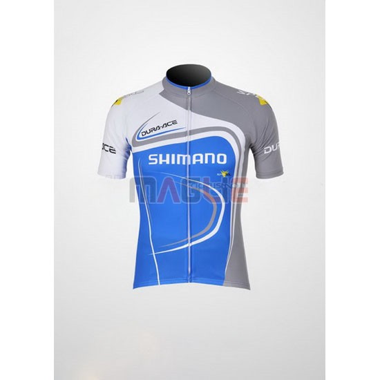 Maglia Shimano manica corta 2011 blu e bianco