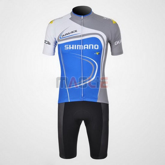 Maglia Shimano manica corta 2011 blu e bianco