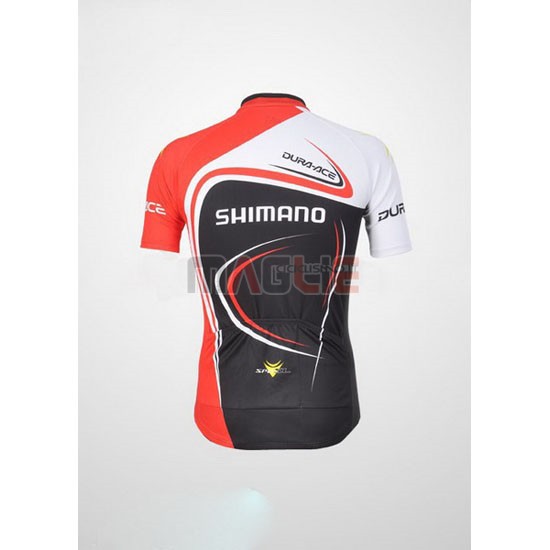 Maglia Shimano manica corta 2011 rosso e nero