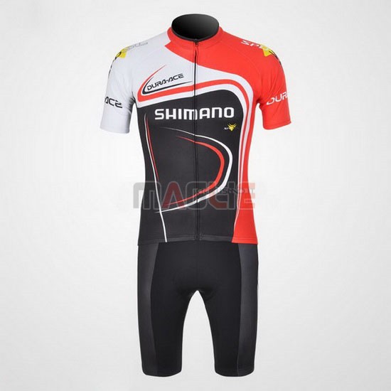 Maglia Shimano manica corta 2011 rosso e nero - Clicca l'immagine per chiudere