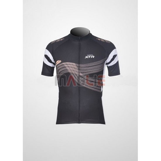 Maglia Shimano manica corta 2012 nero e arancione