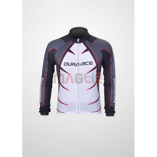 Maglia Shimano manica lunga 2011 bianco e nero - Clicca l'immagine per chiudere