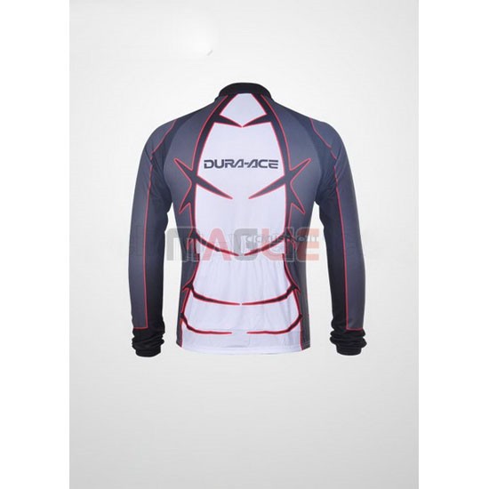 Maglia Shimano manica lunga 2011 bianco e nero