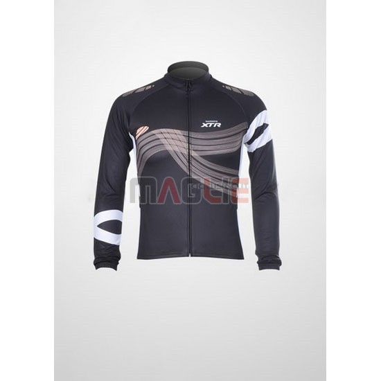 Maglia Shimano manica lunga 2012 nero e arancione