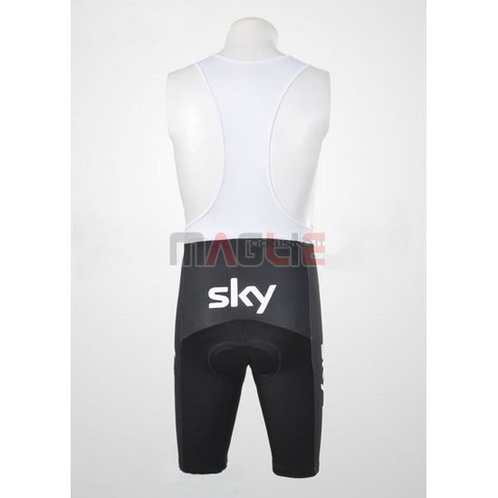 Maglia Sky manica corta 2011 nero e celeste