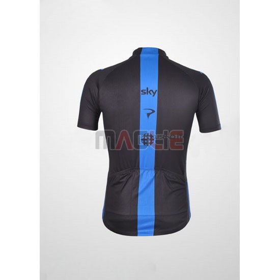 Maglia Sky manica corta 2012 nero e blu