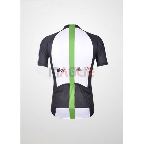 Maglia Sky manica corta 2012 nero e verde