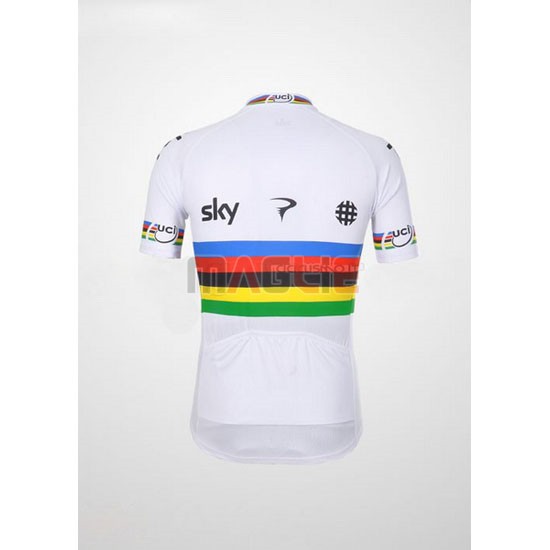 Maglia Sky manica corta 2012 rosso e bianco