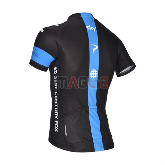 Maglia Sky manica corta 2014 nero e bianco