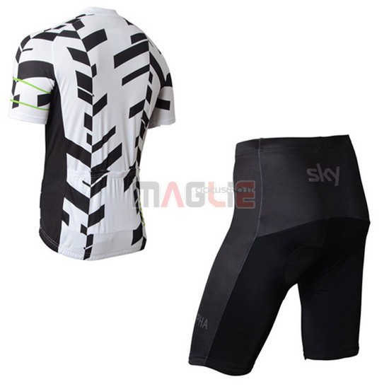 Maglia Sky manica corta 2015 bianco e nero