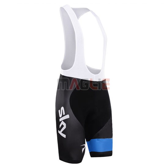 Maglia Sky manica corta 2015 celeste e nero