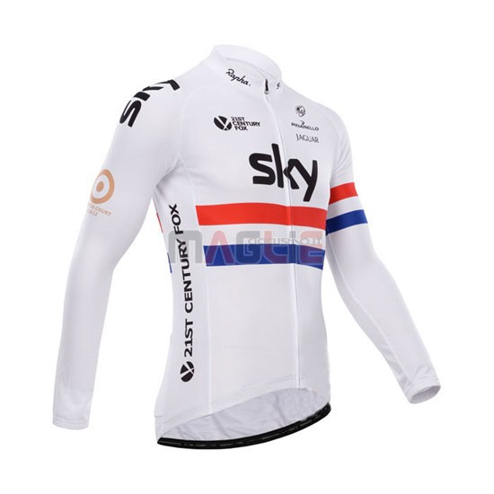 Maglia Sky manica lunga 2014 bianco - Clicca l'immagine per chiudere