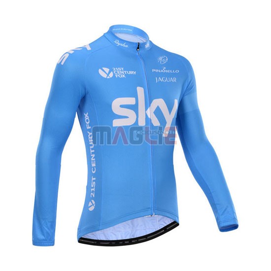 Maglia Sky manica lunga 2014 celeste