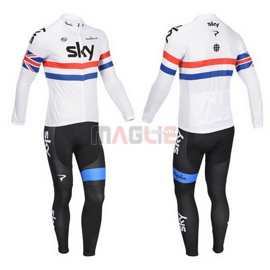 Maglia Sky manica lunga 2013 bianco