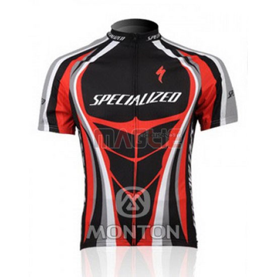 Maglia Specialized manica corta 2010 rosso e nero