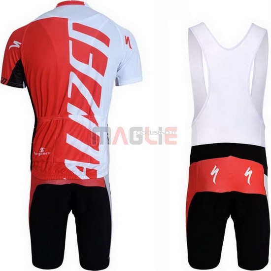 Maglia Specialized manica corta 2012 bianco e rosso