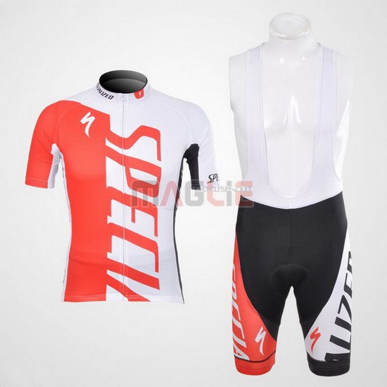 Maglia Specialized manica corta 2012 bianco e rosso