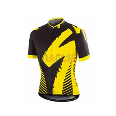 Maglia Specialized manica corta 2016 nero e giallo