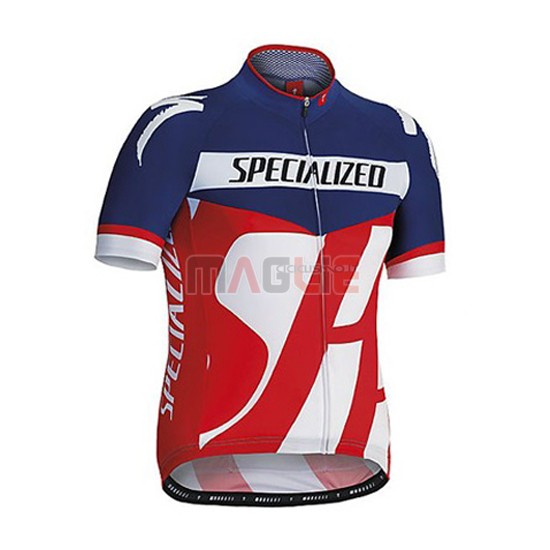 Maglia Specialized manica corta 2016 blu e rosso