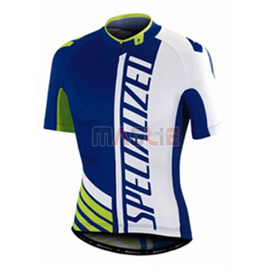 Maglia Specialized manica corta 2016 blu e verde - Clicca l'immagine per chiudere