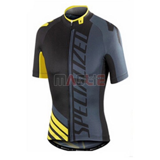 Maglia Specialized manica corta 2016 giallo e nero