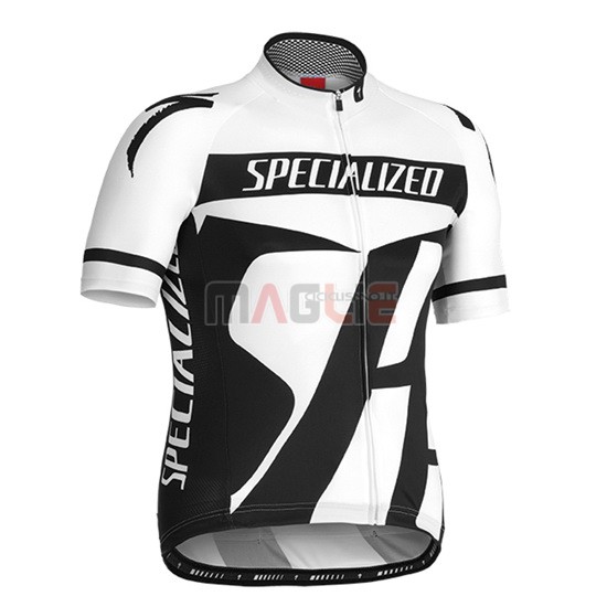 Maglia Specialized manica corta 2016 nero e bianco