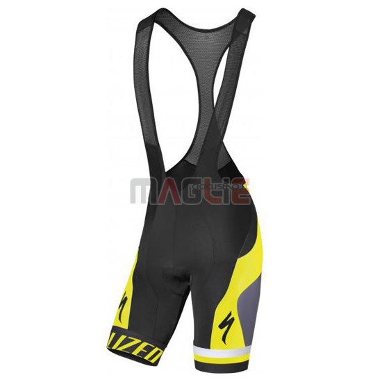 Maglia Specialized manica corta 2016 nero e giallo