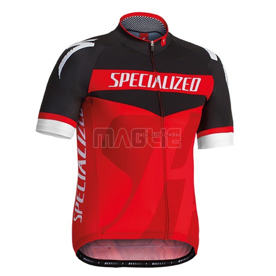 Maglia Specialized manica corta 2016 nero e rosso