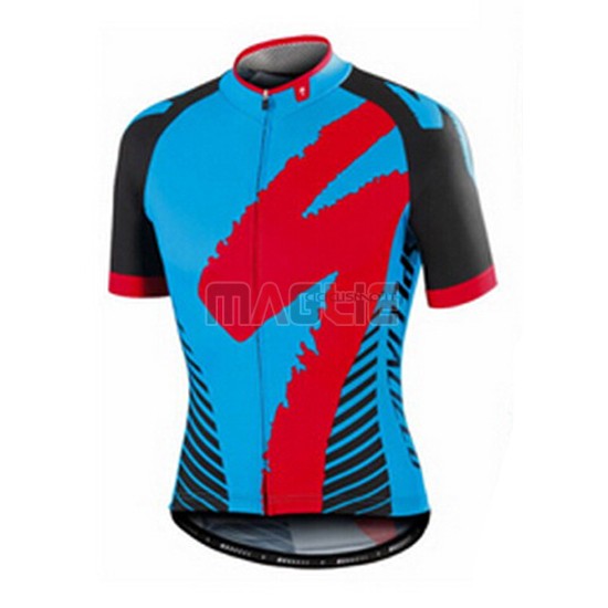 Maglia Specialized manica corta 2016 rosso e blu