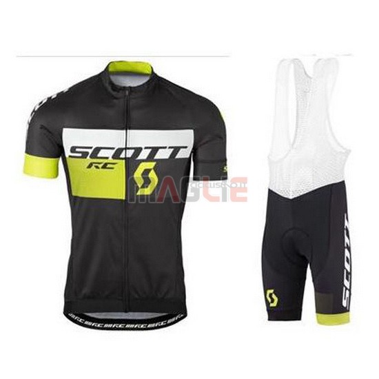 Maglia Scott manica corta 2016 nero e bianco