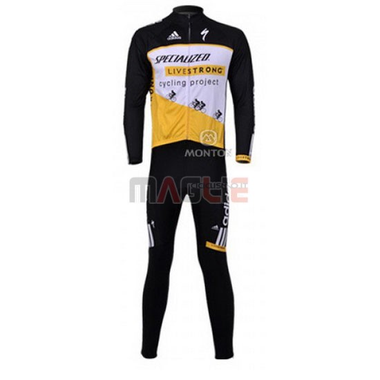 Maglia Specialized manica lunga 2011 giallo e nero