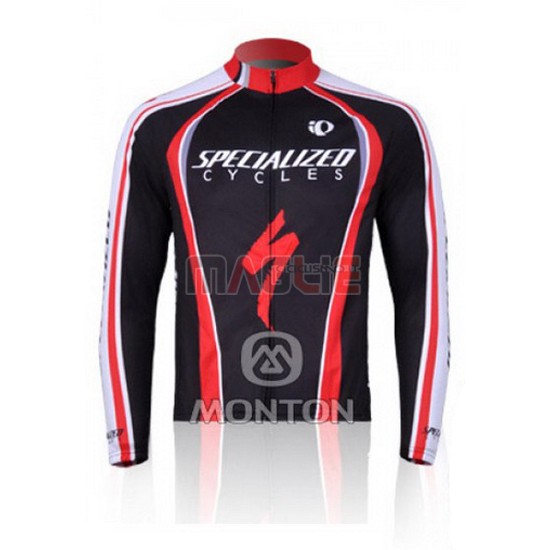 Maglia Specialized manica lunga 2011 rosso e nero