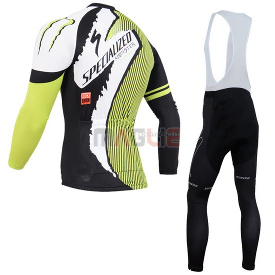 Maglia Specialized manica lunga 2014 nero e verde