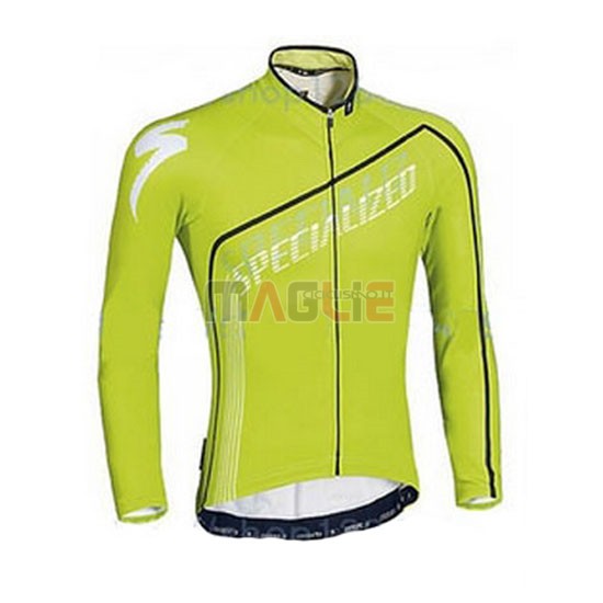 Maglia Specialized manica lunga 2016 nero e verde