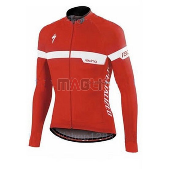 Maglia Specialized manica lunga 2016 rosso e bianco - Clicca l'immagine per chiudere