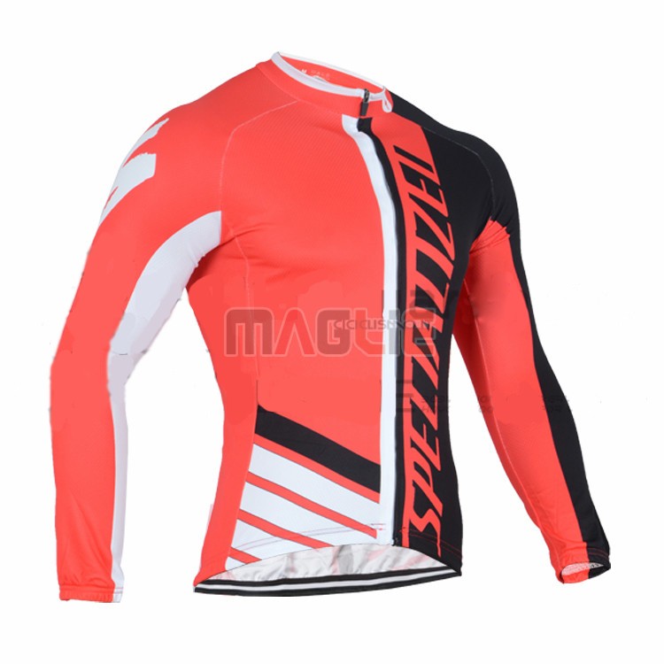 Maglia Specialized manica lunga 2016 arancione e nero