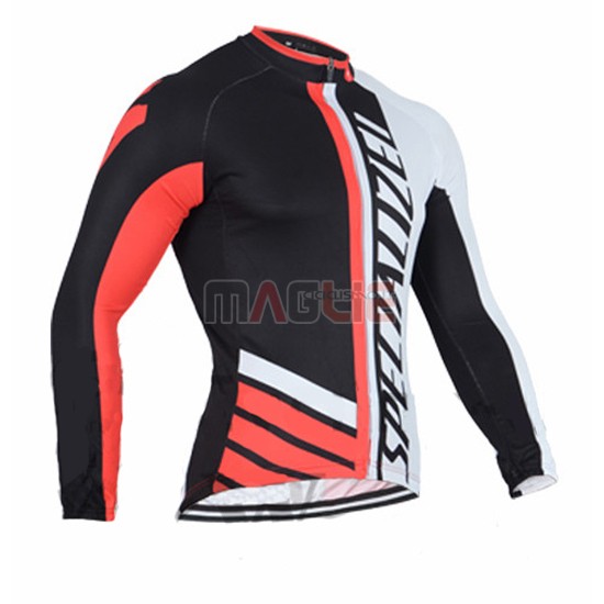 Maglia Specialized manica lunga 2016 nero e arancione