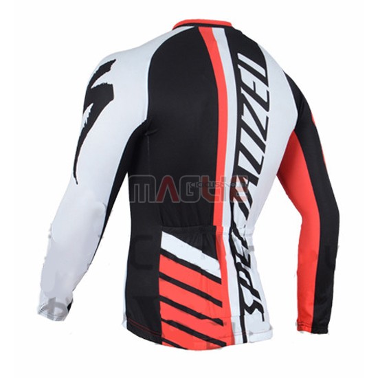 Maglia Specialized manica lunga 2016 nero e arancione