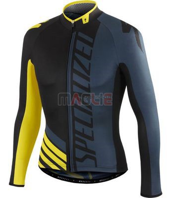 Maglia Specialized manica lunga 2016 nero e giallo