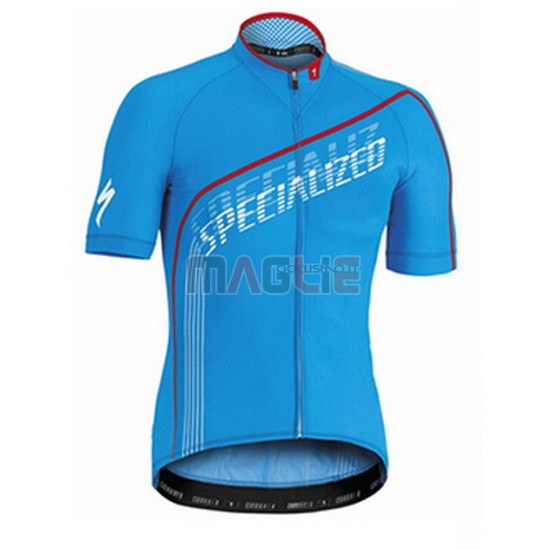 Maglia Specialized manica corta 2016 celeste