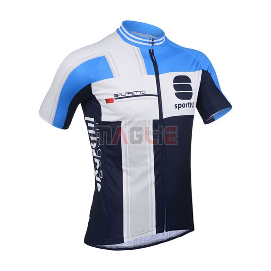 Maglia Sportful manica corta 2013 bianco e celeste