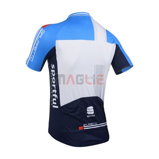 Maglia Sportful manica corta 2013 bianco e celeste