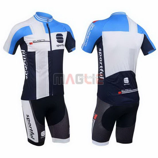 Maglia Sportful manica corta 2013 bianco e celeste