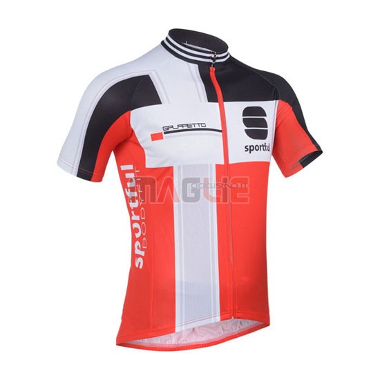 Maglia Sportful manica corta 2013 bianco e rosso