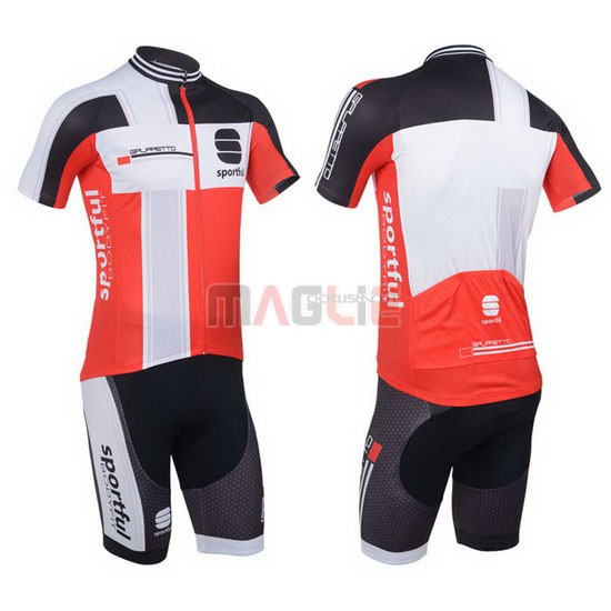 Maglia Sportful manica corta 2013 bianco e rosso