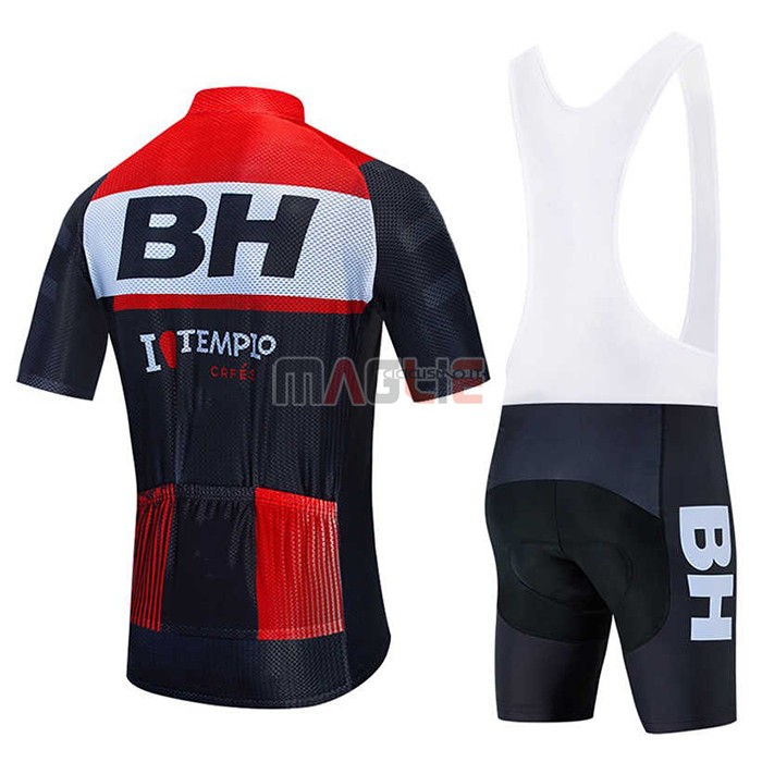 Maglia BH Templo Manica Corta 2020 Rosso Bianco Nero - Clicca l'immagine per chiudere