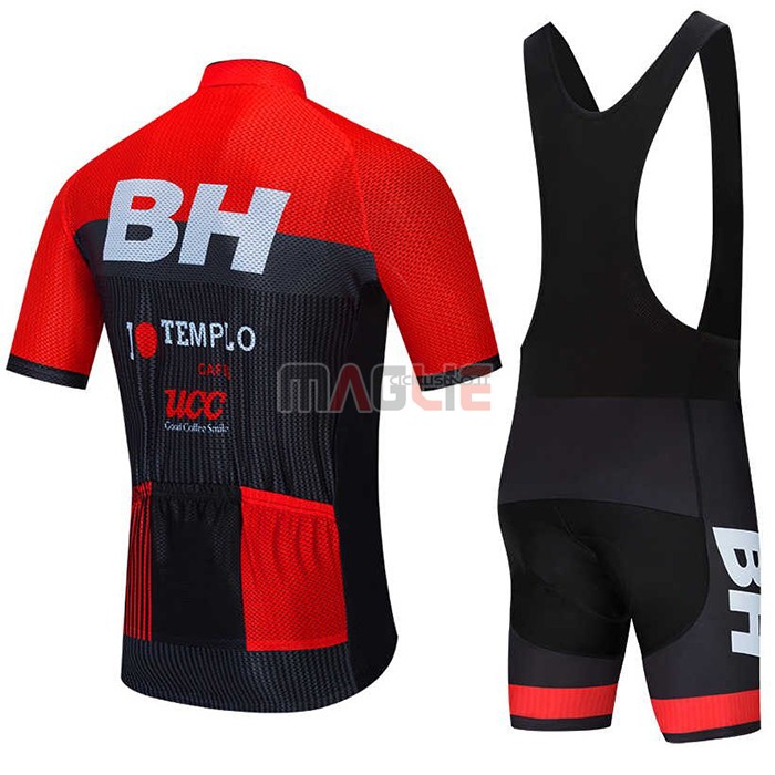 Maglia BH Templo Manica Corta 2020 Rosso Nero Bianco - Clicca l'immagine per chiudere