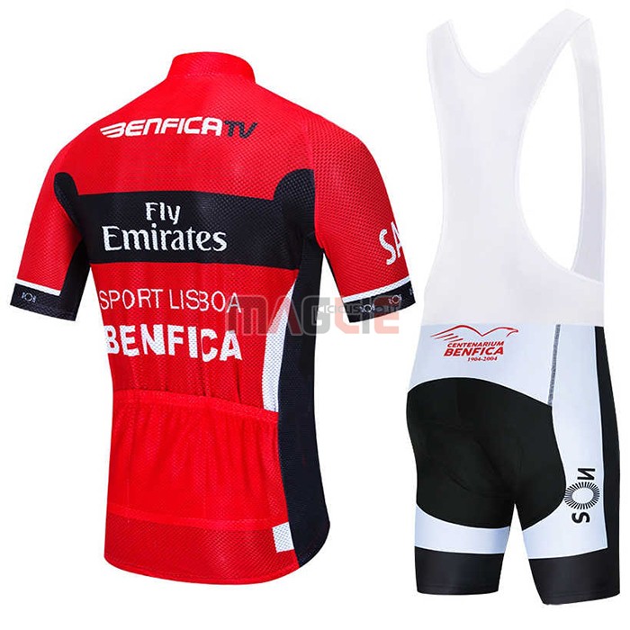 Maglia S.L. Benfica Manica Corta 2020 Rosso Nero