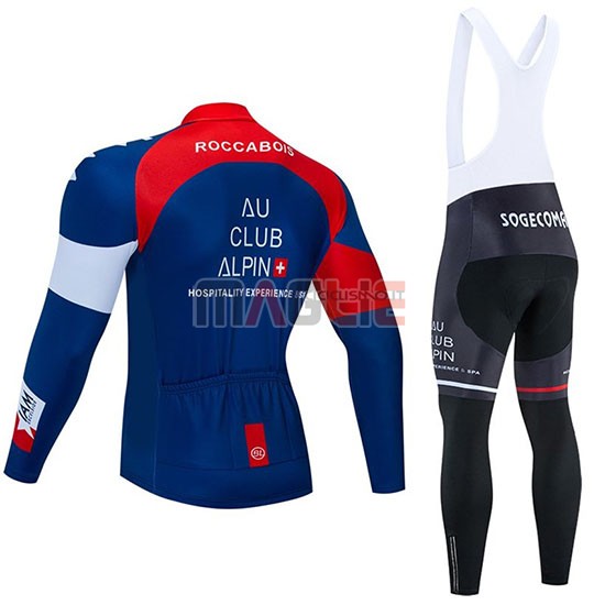 Maglia IAM Manica Lunga 2020 Bianco Rosso Blu