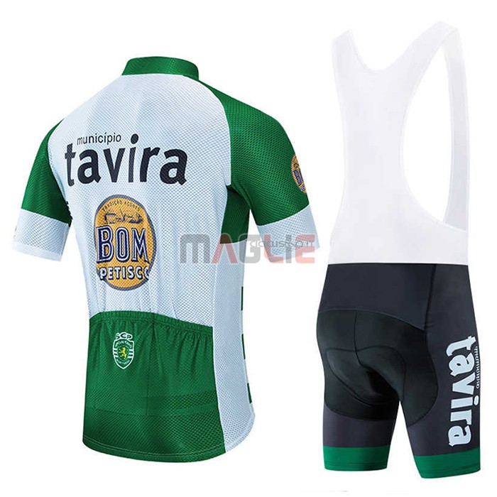 Maglia Tavira Manica Corta 2020 Bianco Verde